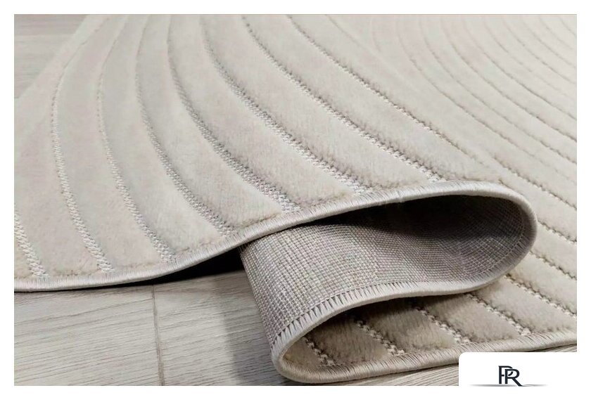 Ковер для жилой комнаты Radjab Carpet Сканди Сизаль Прямоугольник 10937B 12239RK (3x4, Krem/Krem) - Изображение №4 — Интернет-магазин ПроЗаказ