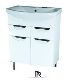  СанитаМебель Тумба Эмили 601.650 с умывальником Балтика 65 - Изображение №1 — Интернет-магазин ПроЗаказ