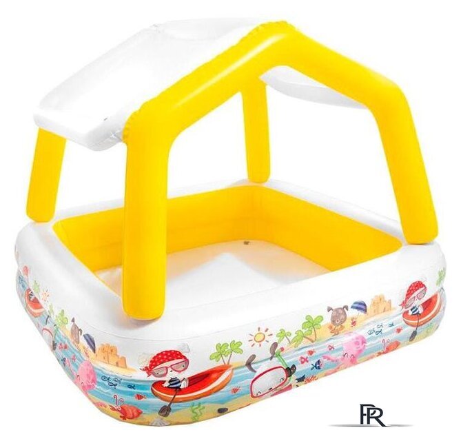 Надувной бассейн Intex Sun Shade 57470 (157x122, желтый) - Изображение №1 — Интернет-магазин ПроЗаказ