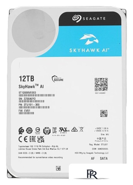 Жесткий диск Seagate SkyHawk AI 12TB ST12000VE003 - Изображение №1 — Интернет-магазин ПроЗаказ