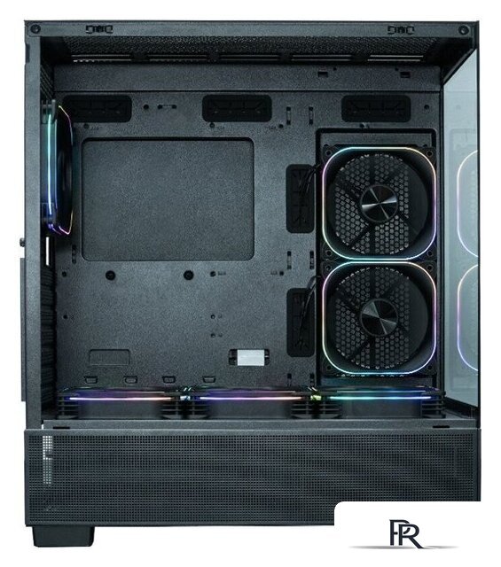 Корпус XASTRA Q500 6ARGB-FG-C10-UC (черный) - Изображение №4 — Интернет-магазин ПроЗаказ