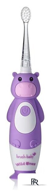 Электрическая зубная щетка Brush-Baby WildOnes Hippo - Изображение №2 — Интернет-магазин ПроЗаказ