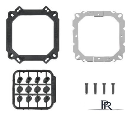Комплект креплений Thermaltake LGA1700 Upgrade Kit for Riing Silent Series CL-O029-ST00BL-A - Изображение №1 — Интернет-магазин ПроЗаказ