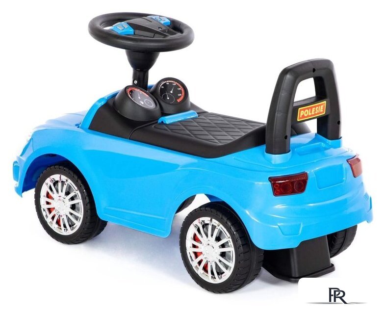 Каталка Полесье SuperCar №5 84521 (голубой) - Изображение №5 — Интернет-магазин ПроЗаказ