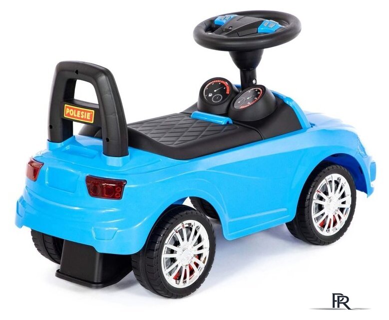 Каталка Полесье SuperCar №5 84521 (голубой) - Изображение №4 — Интернет-магазин ПроЗаказ