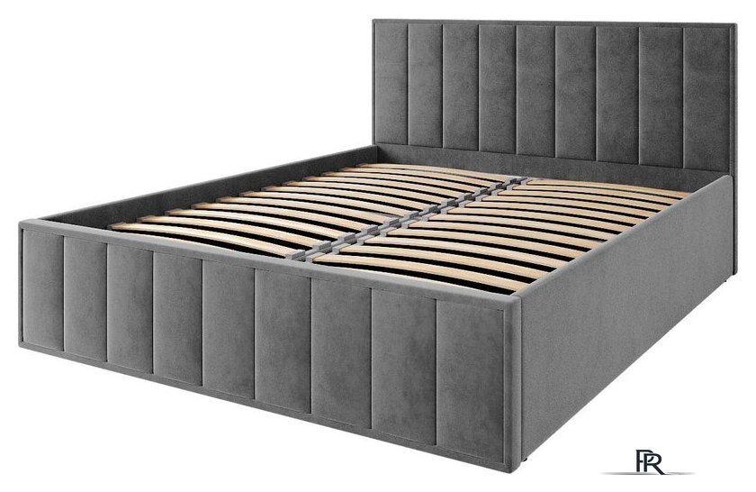 Кровать ДСВ Лана 1.8 с ПМ 180x200 (графит софт) - Изображение №2 — Интернет-магазин ПроЗаказ