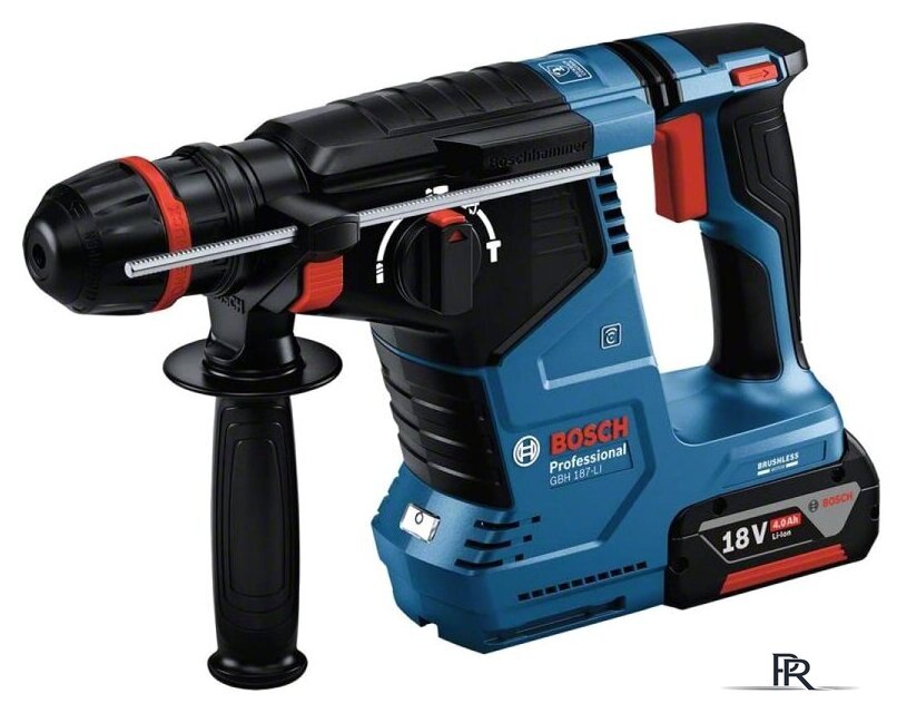 Перфоратор Bosch GBH 187-LI Professional 0611923022 (с 1-им АКБ, кейс) - Изображение №1 — Интернет-магазин ПроЗаказ