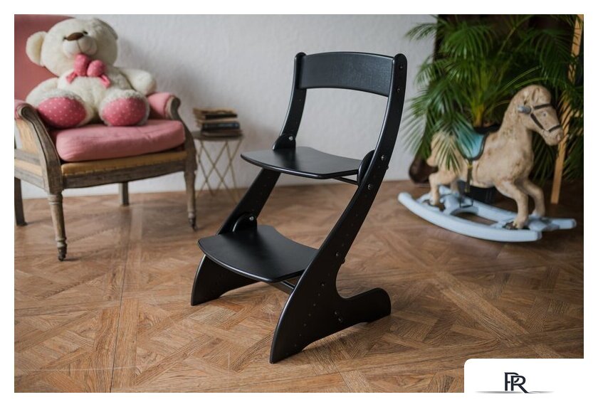 Растущий стул Друг Кузя Растущий Павлин (черный) - Изображение №4 — Интернет-магазин ПроЗаказ