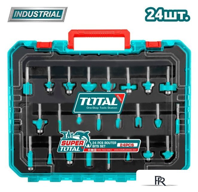Набор фрез Total TACSR12406 (24 шт) - Изображение №1 — Интернет-магазин ПроЗаказ