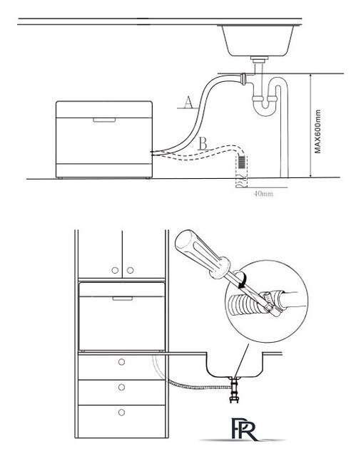 Настольная посудомоечная машина Korting KDF 2050 W - Изображение №4 — Интернет-магазин ПроЗаказ
