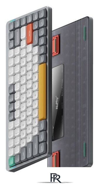 Клавиатура NuPhy Air75 V2 Lunar Gray (NuPhy Low Profile Cowberry, нет кириллицы) - Изображение №3 — Интернет-магазин ПроЗаказ