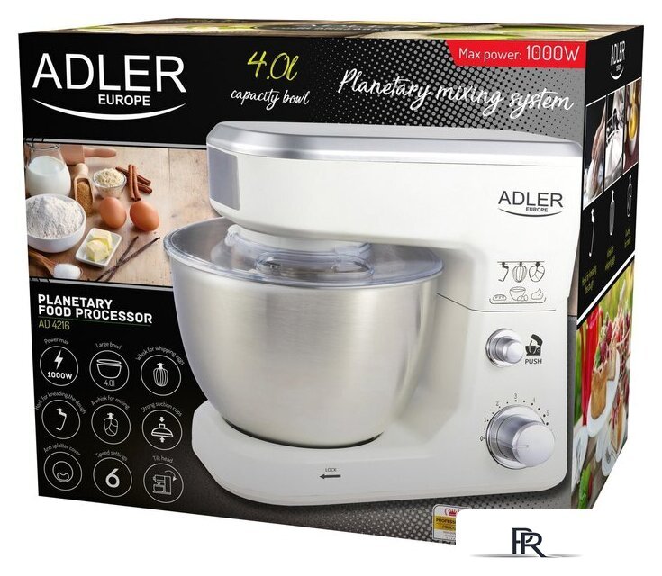 Планетарный миксер Adler AD 4216 - Изображение №7 — Интернет-магазин ПроЗаказ
