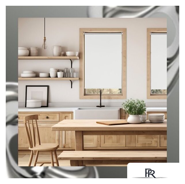 Рулонные шторы Franc Gardiner Blackout Silver 200x175 7794526 (белый) - Изображение №4 — Интернет-магазин ПроЗаказ
