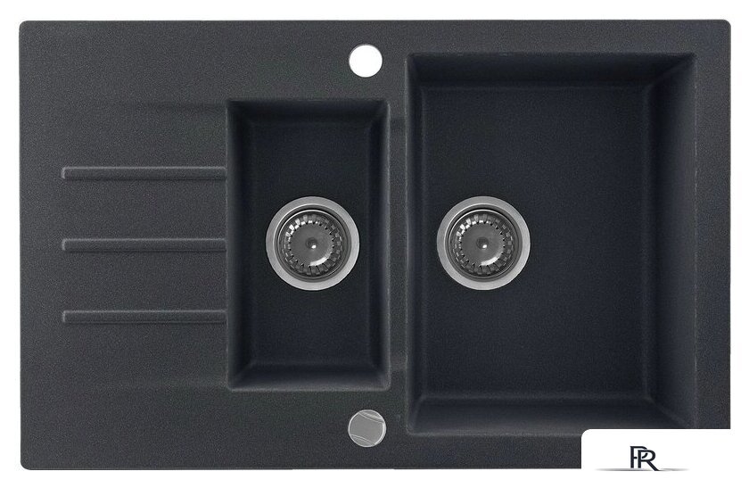 Кухонная мойка Kernau KGS A 6079 1.5B1D Black Metallic - Изображение №1 — Интернет-магазин ПроЗаказ