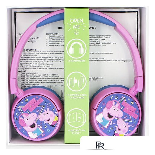 Наушники OTL Technologies Peppa Pig Kids Wireless PP0982 - Изображение №11 — Интернет-магазин ПроЗаказ