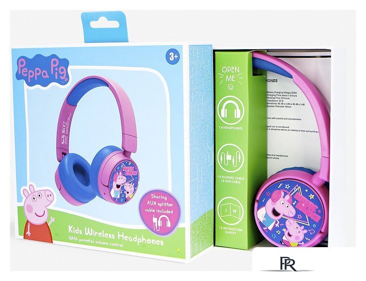 Наушники OTL Technologies Peppa Pig Kids Wireless PP0982 - Изображение №9 — Интернет-магазин ПроЗаказ