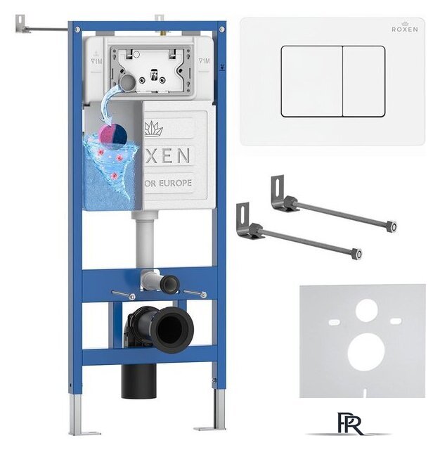 Инсталляция для унитаза Roxen StounFix Dual Fresh 868402 - Изображение №1 — Интернет-магазин ПроЗаказ