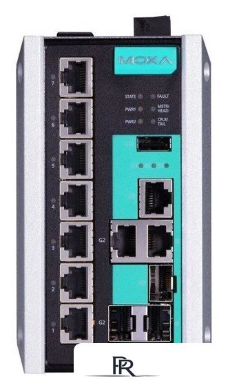 Управляемый коммутатор 2-го уровня Moxa EDS-510E-3GTXSFP-T - Изображение №2 — Интернет-магазин ПроЗаказ