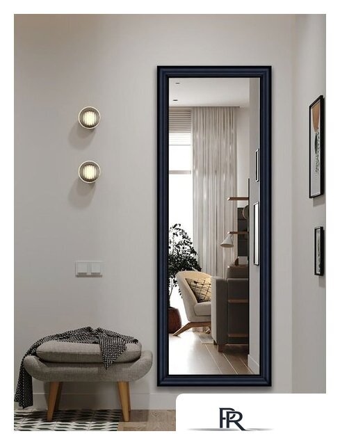 Зеркало Декарт Настенное в раме 8Л3698 (черный) - Изображение №3 — Интернет-магазин ПроЗаказ