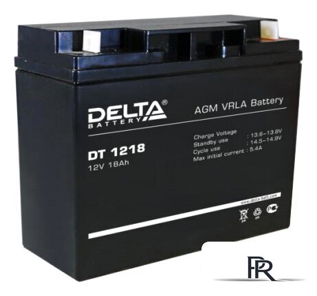 Аккумулятор для ИБП Delta DT 1218 (12В/18 А·ч) - Изображение №1 — Интернет-магазин ПроЗаказ