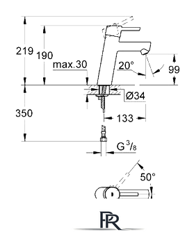 Смеситель Grohe Concetto 23451001 - Изображение №2 — Интернет-магазин ПроЗаказ