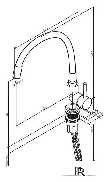 Смеситель AM.PM X-Joy S F85B07605 - Изображение №10 — Интернет-магазин ПроЗаказ