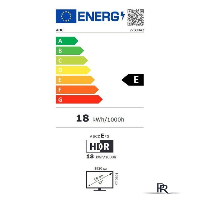 Монитор AOC 27B3HA2 - Изображение №6 — Интернет-магазин ПроЗаказ