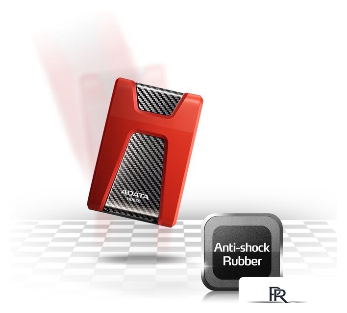 Внешний накопитель ADATA DashDrive Durable HD650 1TB (AHD650-1TU3-CRD) - Изображение №4 — Интернет-магазин ПроЗаказ