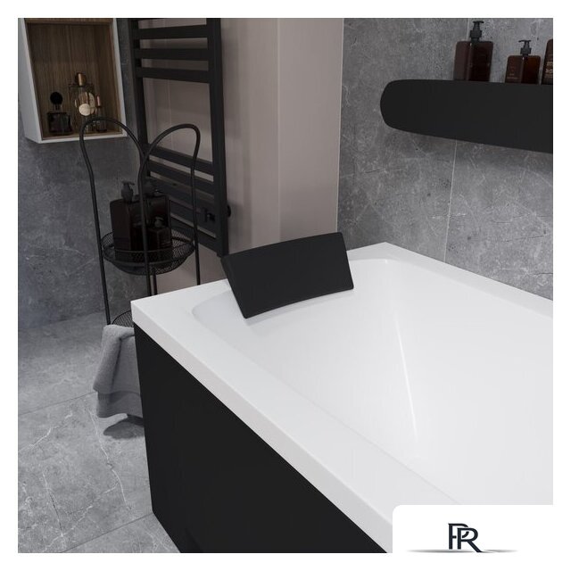 Ванна Lauter Bianca 140 21207140 (с ножками, черным подголовником и черным лиц.экраном) - Изображение №17 — Интернет-магазин ПроЗаказ