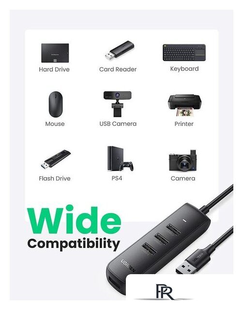 USB-хаб Ugreen CM416 80657 - Изображение №4 — Интернет-магазин ПроЗаказ