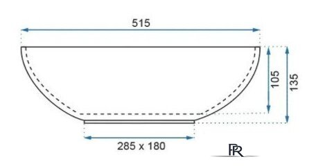 Умывальник Rea Pearl U0696 - Изображение №6 — Интернет-магазин ПроЗаказ