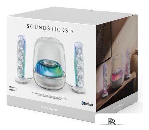Акустика Harman/Kardon SoundSticks 5 (белый) - Изображение №10 — Интернет-магазин ПроЗаказ