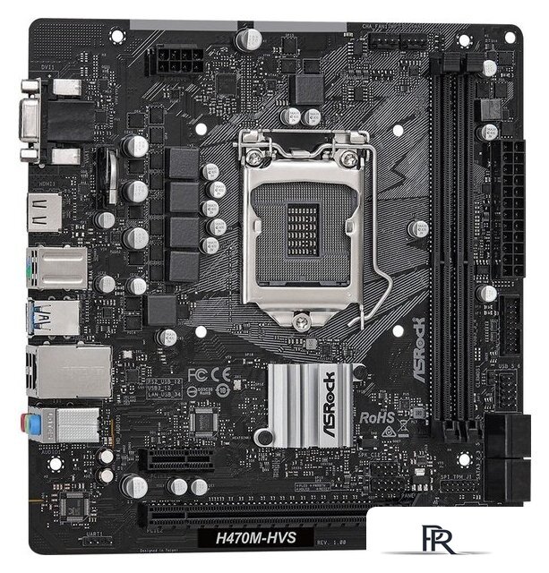 Материнская плата ASRock H470M-HVS - Изображение №2 — Интернет-магазин ПроЗаказ