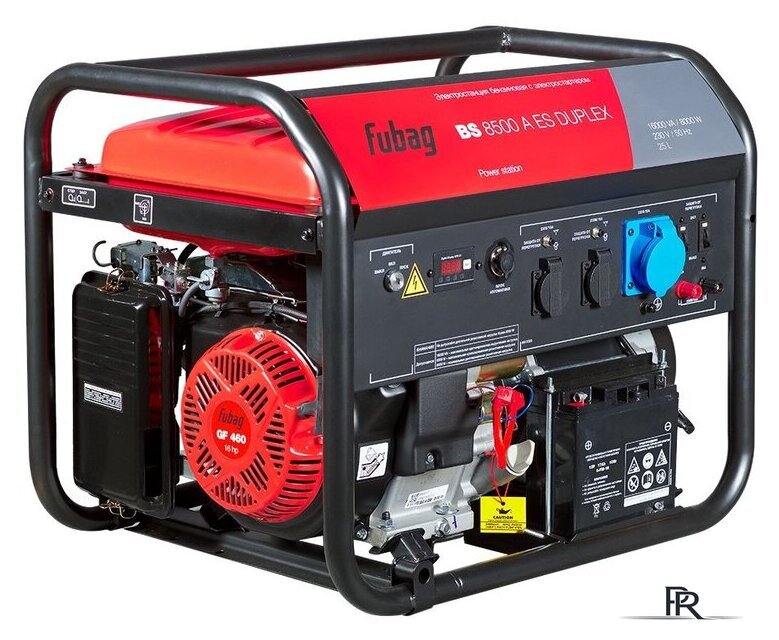 Бензиновый генератор Fubag BS 8500 A ES Duplex (с коннектором автоматики) - Изображение №1 — Интернет-магазин ПроЗаказ
