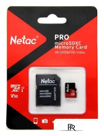 Карта памяти Netac P500 Extreme Pro 128GB NT02P500PRO-128G-R + адаптер - Изображение №2 — Интернет-магазин ПроЗаказ