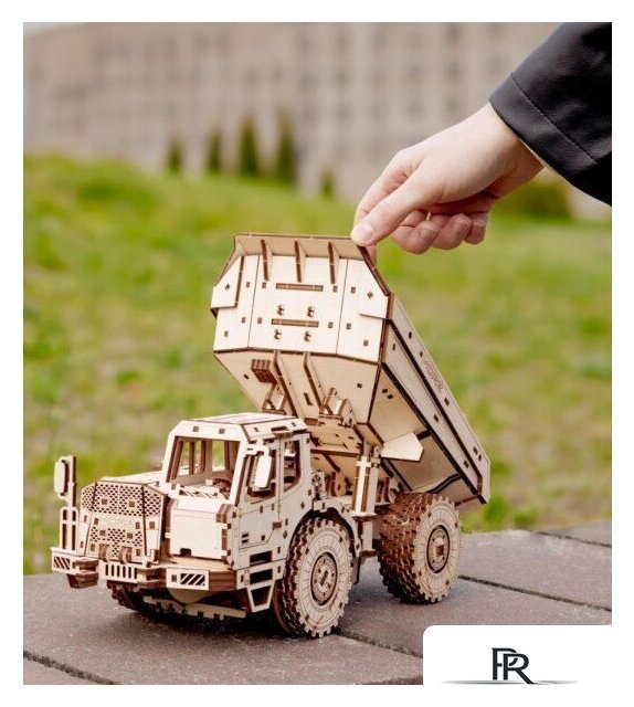 Сборная модель Eco-Wood-Art Самосвал-землевоз МоАЗ-75053 - Изображение №10 — Интернет-магазин ПроЗаказ