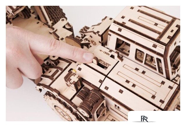 Сборная модель Eco-Wood-Art Самосвал-землевоз МоАЗ-75053 - Изображение №8 — Интернет-магазин ПроЗаказ
