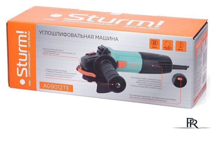 Угловая шлифмашина Sturm AG9012TE - Изображение №14 — Интернет-магазин ПроЗаказ
