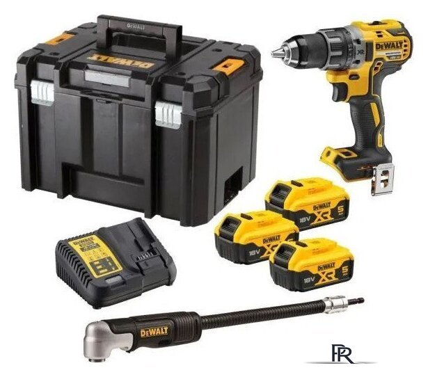Дрель-шуруповерт DeWalt DCD791P3A (с 3-мя АКБ 5 Ач, кейс) - Изображение №1 — Интернет-магазин ПроЗаказ