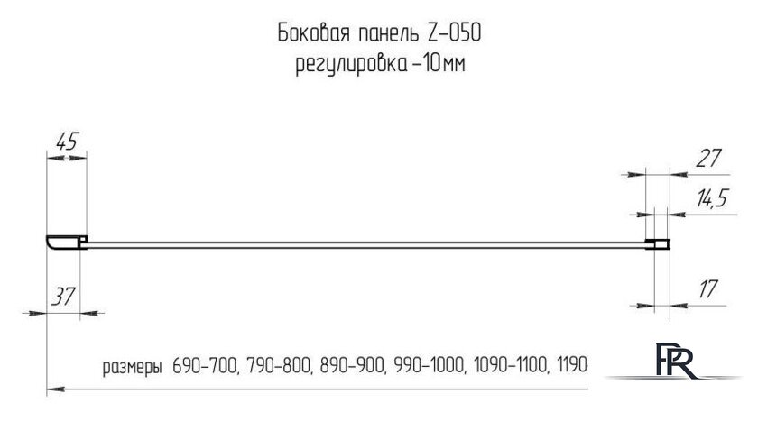 Душевая стенка RGW Z-050-3 352253112-11 - Изображение №3 — Интернет-магазин ПроЗаказ