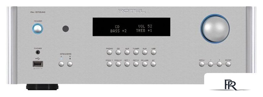 Интегральный усилитель Rotel RA-1572 MKII (серебристый) - Изображение №1 — Интернет-магазин ПроЗаказ