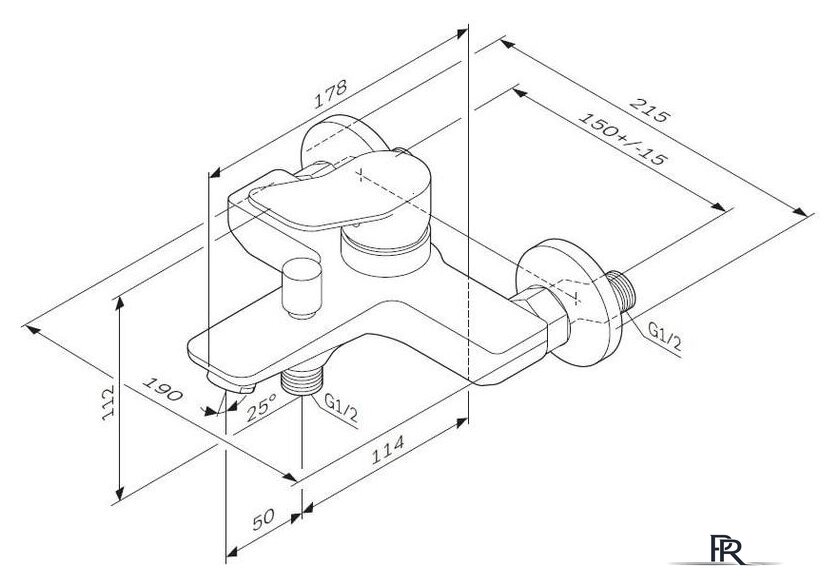 Смеситель AM.PM X-Joy F85A10000 - Изображение №6 — Интернет-магазин ПроЗаказ