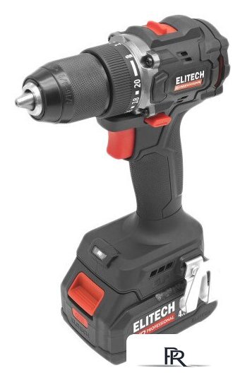 Дрель-шуруповерт ELITECH HD Professional CD 20SL2 E2201.040.02 (с 2-мя АКБ 4 Ач, кейс) - Изображение №1 — Интернет-магазин ПроЗаказ