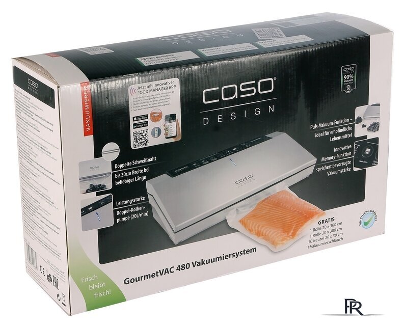 Бескамерный вакуумный упаковщик CASO GourmetVAC 480 - Изображение №15 — Интернет-магазин ПроЗаказ