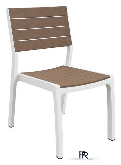 Стул Keter Harmony 17201232 (белый/капучино) - Изображение №1 — Интернет-магазин ПроЗаказ