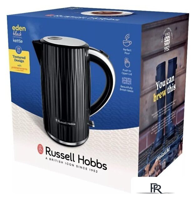 Электрический чайник Russell Hobbs Eden Kettle Black 27361-70 - Изображение №6 — Интернет-магазин ПроЗаказ