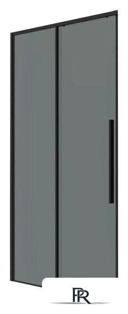 Душевая дверь Grossman Galaxy 90x195 1/2.K33.01.90.21.10 (черный матовый/тонированное стекло) - Изображение №1 — Интернет-магазин ПроЗаказ