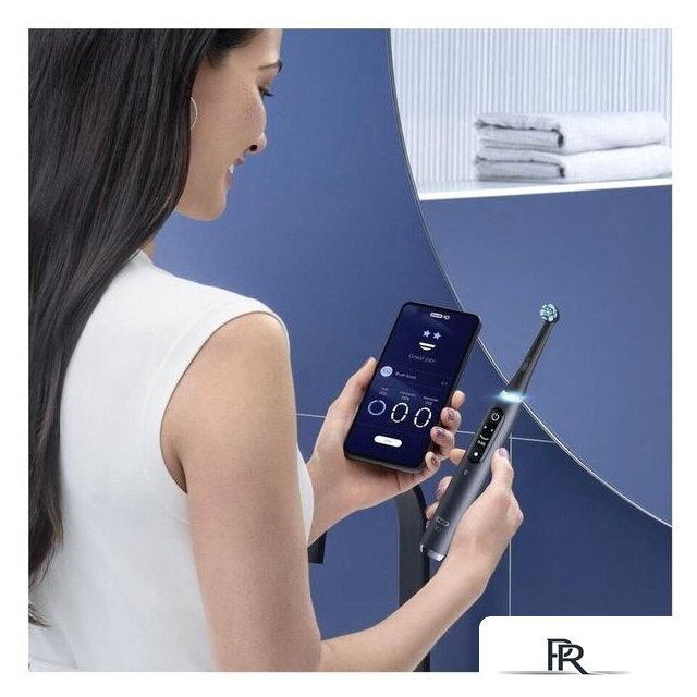 Электрическая зубная щетка Oral-B iO 9n (черный) - Изображение №8 — Интернет-магазин ПроЗаказ