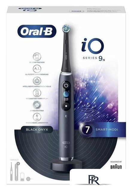 Электрическая зубная щетка Oral-B iO 9n (черный) - Изображение №5 — Интернет-магазин ПроЗаказ