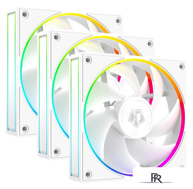 Комплект вентиляторов для корпуса ID-Cooling AF-127-ARGB-W TRIO - Изображение №1 — Интернет-магазин ПроЗаказ